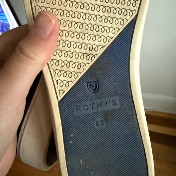 Rothy’s original slip in sneaker Black Honeycomb - Picture 3 of 3